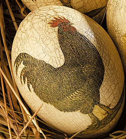 Kreatív tojásdíszítés - antik és csipkés tojáscsodák