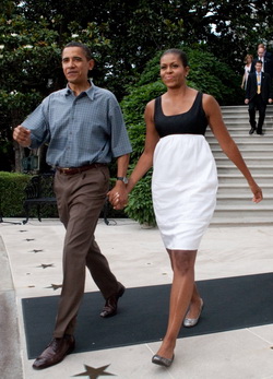 Kerekedik Michelle Obama pocakja?