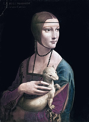 Hölgy hermelinnel (Leonardo da Vinci, Kraków, Czartoryski Alapítvány, © Joseph S. Martin/ARTOTHEK)