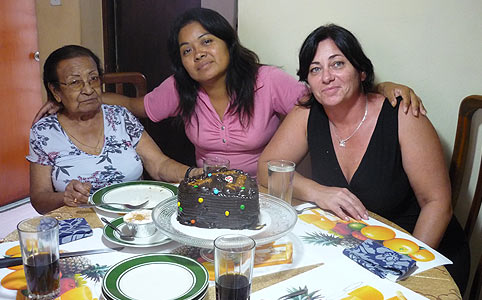 Perui családi ünnepi vacsora