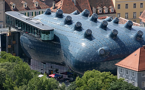 Kunsthaus - a modern építészet remeke