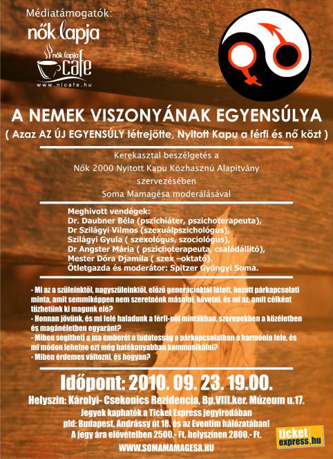 Nyitott Kapu előadás Somával