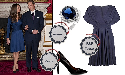A világ legkeresetteb kék ruhája - öltözz úgy, mint Kate Middleton