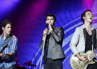 A Jonas Brothers koncert pillanat