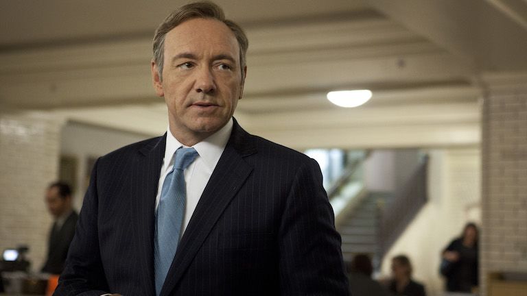 Kevin Spacey a Kártyavár című sorozatban (forrás: Netflix)