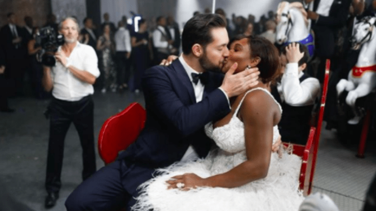 serena williams, alexis ohanian, esküvő