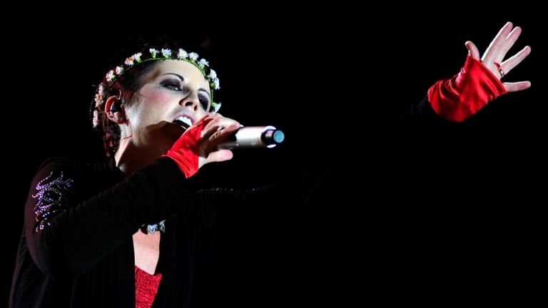 Dolores O'Riordan, The Cranberries (fotó: Burak Akbulut / Anadolu Agency)