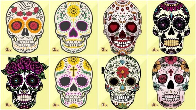 színes tetovált koponyák személyiség teszt