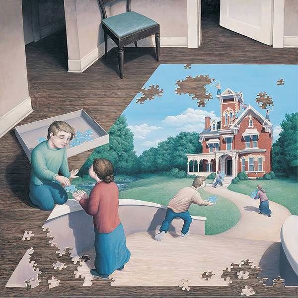 optikai csalódás művészet