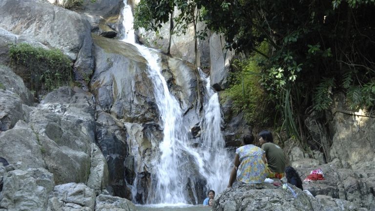 A thaiföldi Koh Samui vízesés (forrás: AFP)
