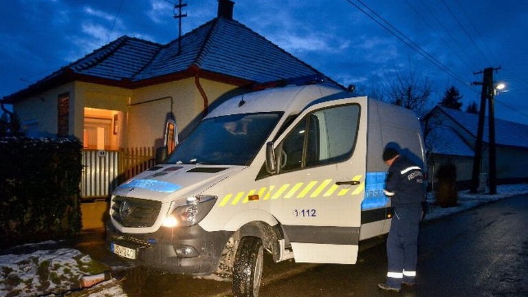 Foktő, gyilkosság (fotó: MTI / Donka Ferenc)