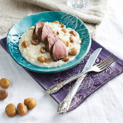 ebed gesztenyes rizotto sertesszuzzel