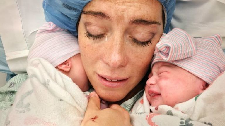 szülés fotó megható