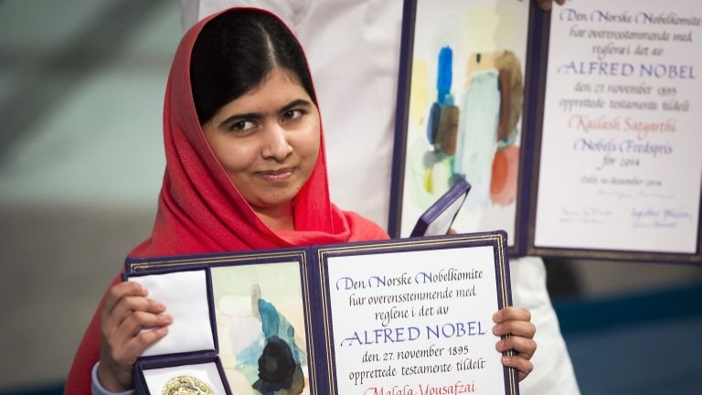 Malala Juszafzai, Nobel-békedíj (fotó: AFP / Odd Andersen)