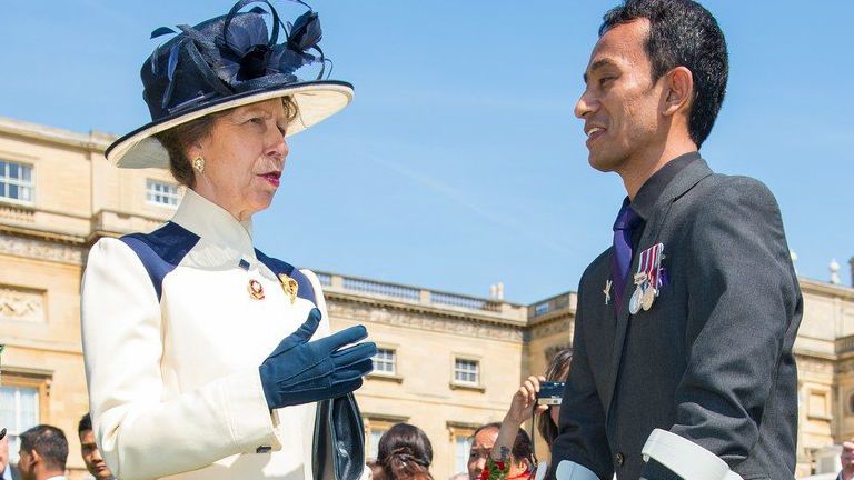 Anna hercegnő kabát II. Erzsébet lánya, hercegnő, anglia