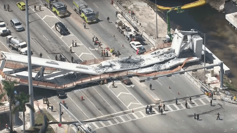 híd florida miami baleset leszakad