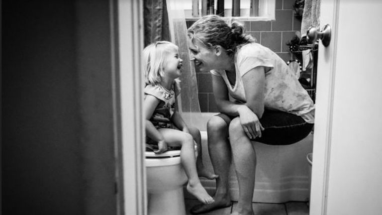 hétköznap pillanat anyaság