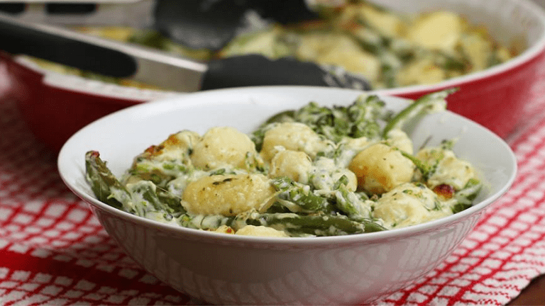 sajtos brokkolis gnocchi recept