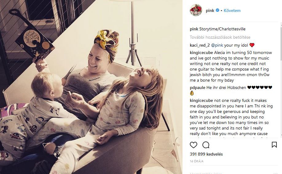 pink énekesnő gyerekei mese