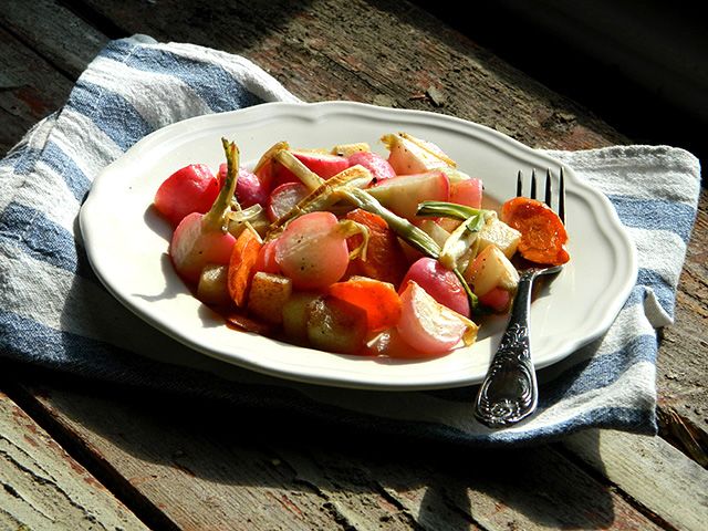 piritott retek recept