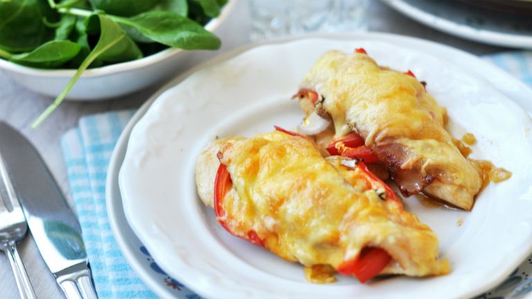 sajtos csirkemell recept