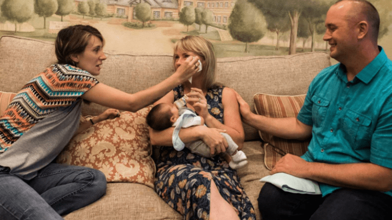 szülőanya örökbefogadás megható fotó