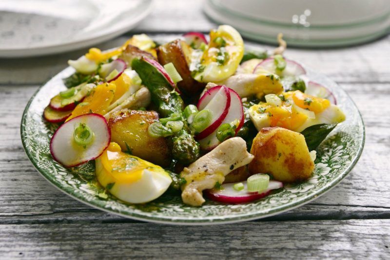 tavaszi salata retekkel recept