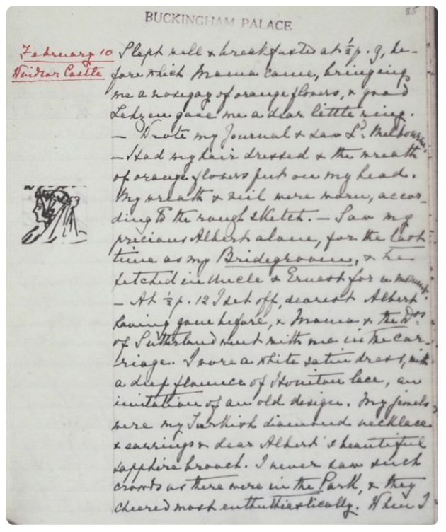 Viktória királyné Albert herceg brit uralkodó király királyné házasság esküvő szerelmes levél