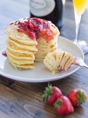 pezsgos palacsinta reggeli recept