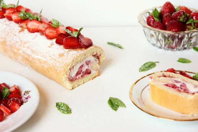 rebarbaras piskotatekercs recept sutemeny