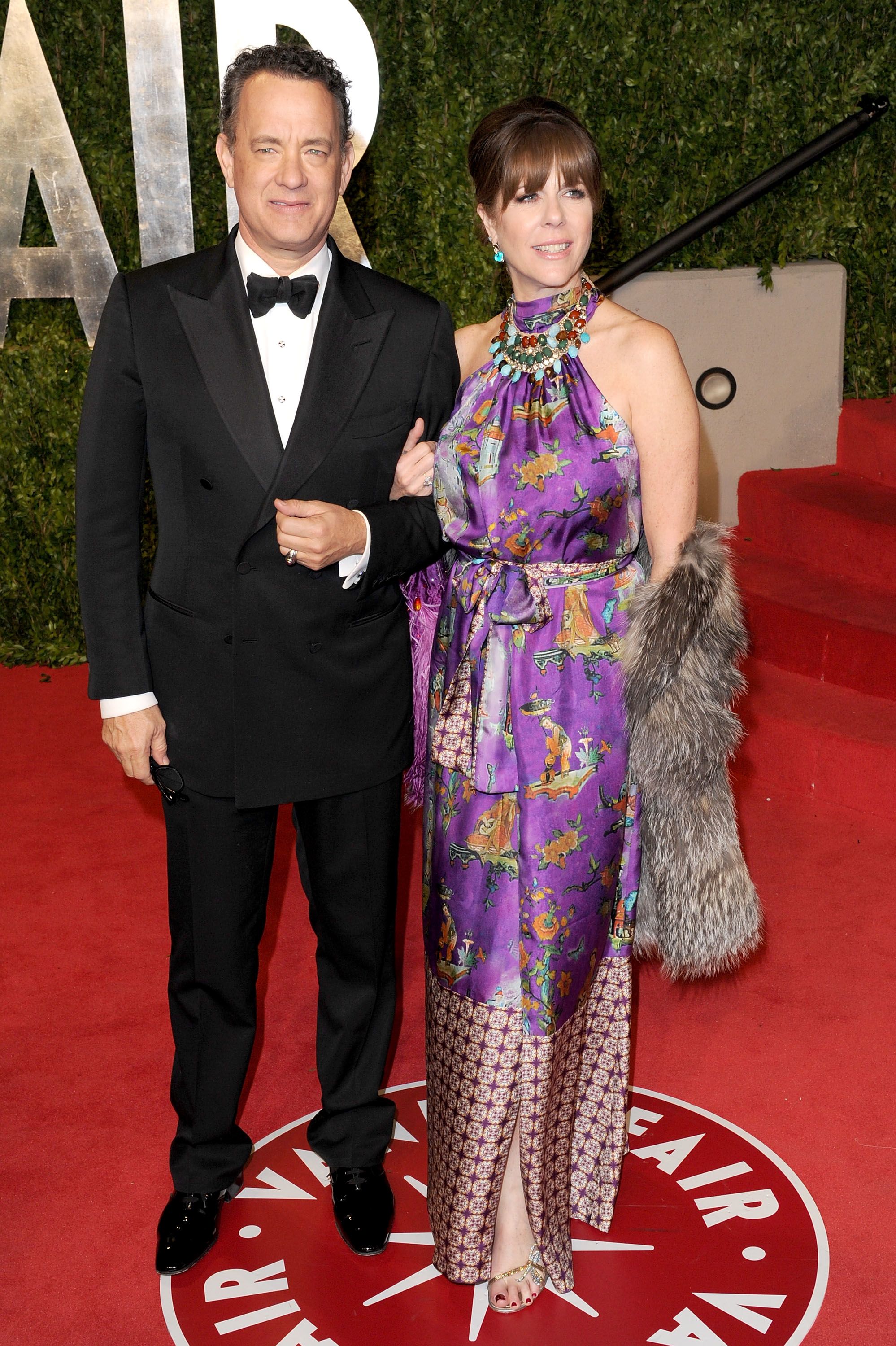 tom hanks, rita wilson, oscar, 2011