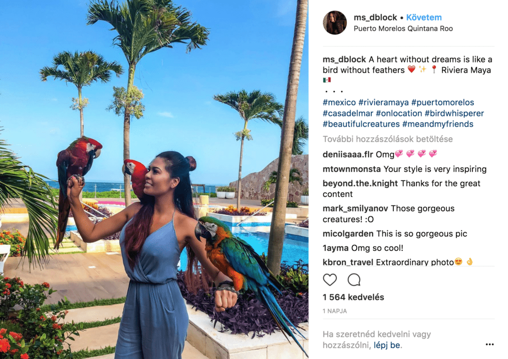 Riviera Maya tini uti cel