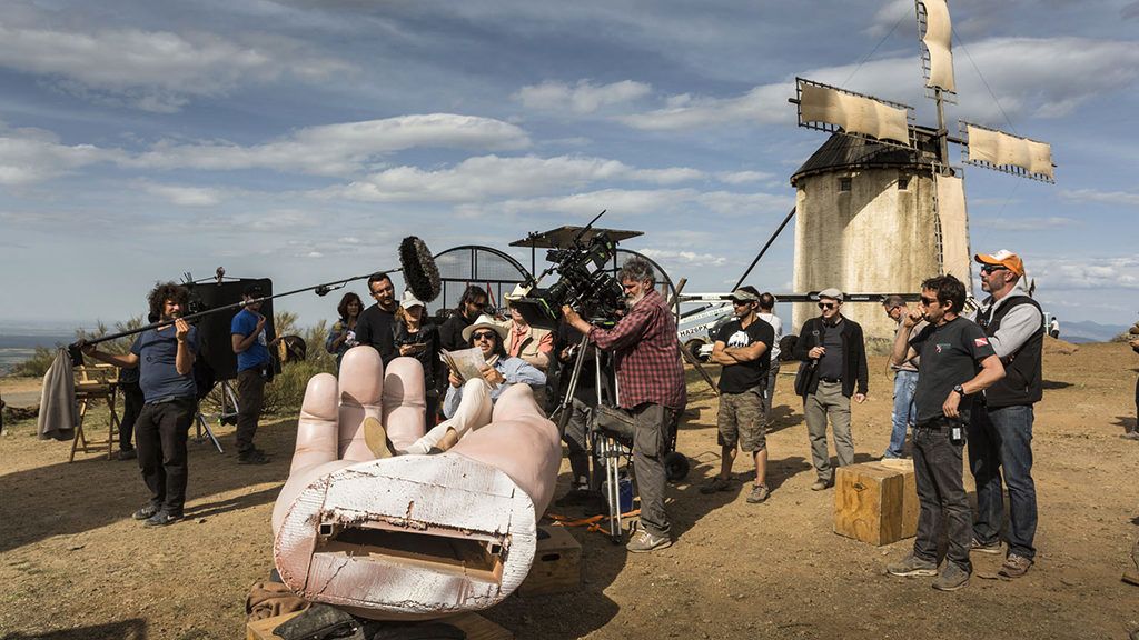 forgatas film terry gilliam don quijote