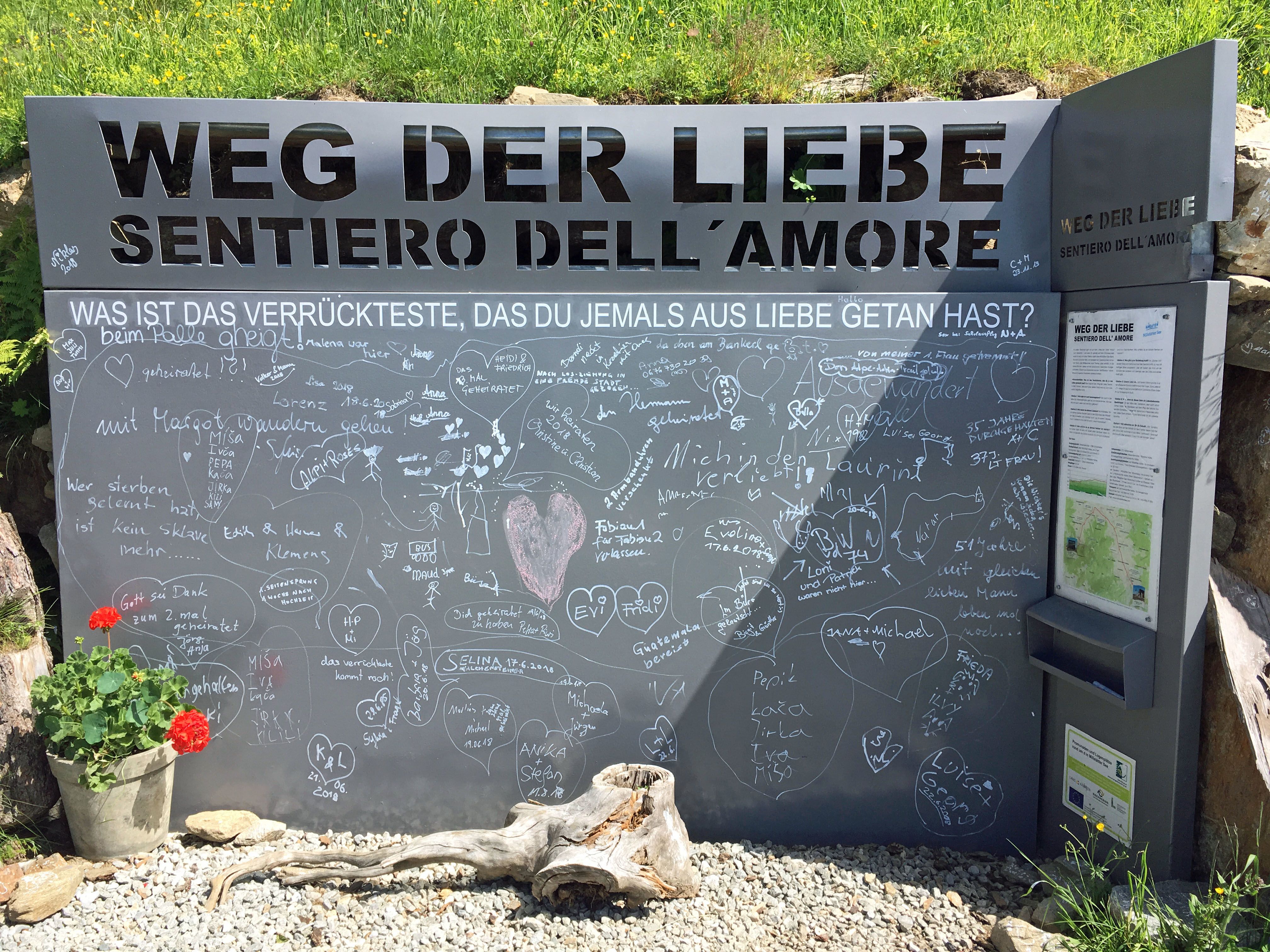 Gyöngyöző homlokkal mész végig a szerelem útján – az Alpokban jártunk, a Millstatti-tó felett