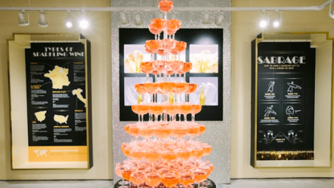 rozé villa pop up bár