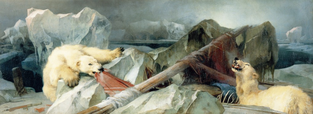 Edwin Henry Landseer Ember tervez, Isten végez festmény Franklin-expedíció Terror Erebus