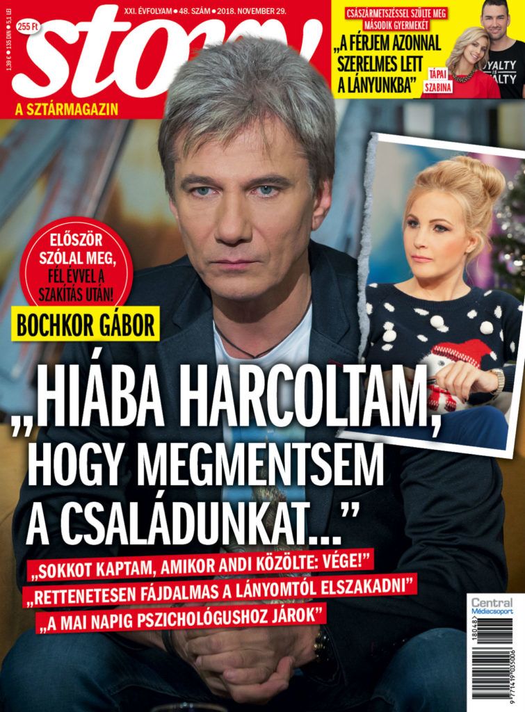 A Story magazinnak Bochkor Gábor azután nyilatkozott, hogy Várkonyi Andrea is beszélt a szakításukról