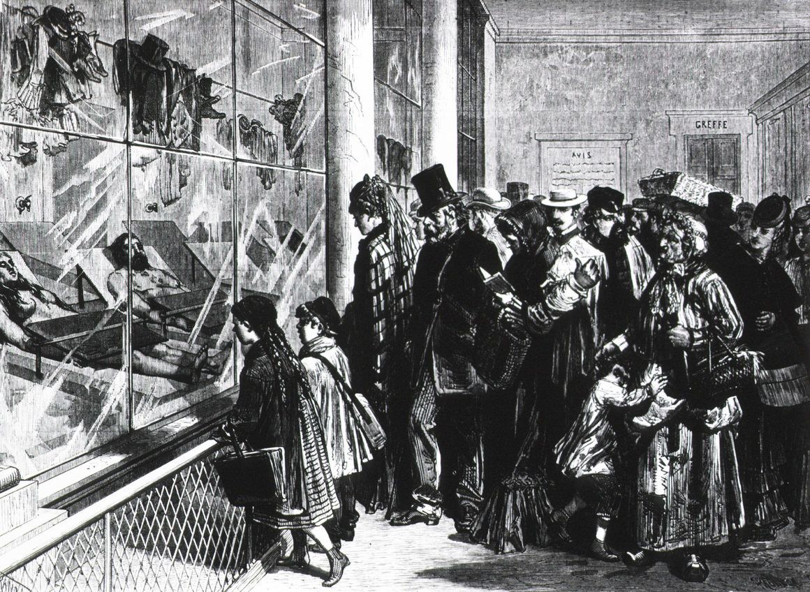 A párizsi hullaház (Forrás: Wikipedia)