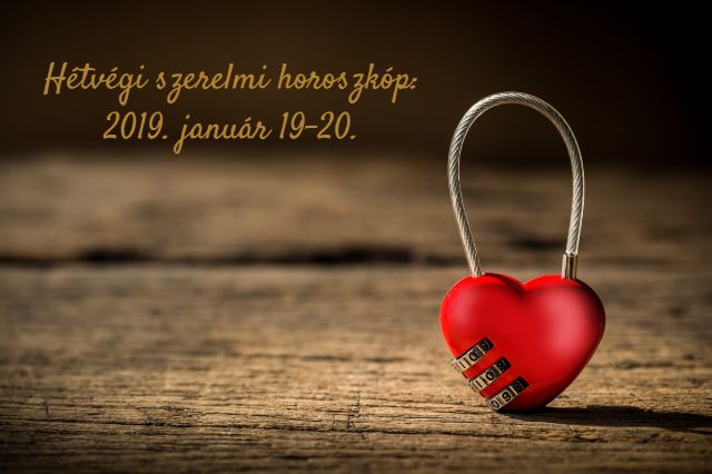 hétvégi szerelmi horoszkóp 2019. január 19-20.