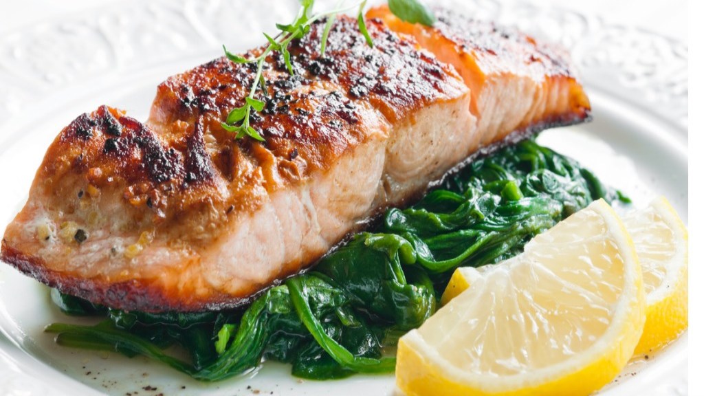 Spenótos lazac citrommal