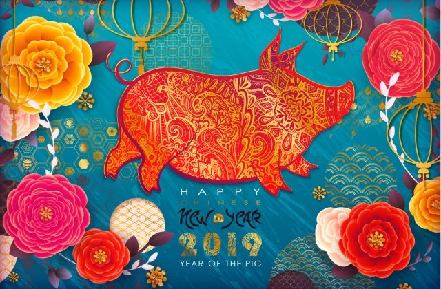 kínai holdújév disznó éve 2019