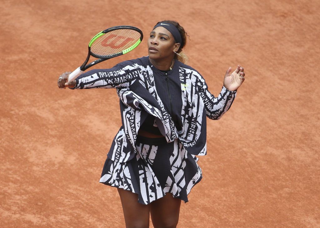 Serena Williams a francia nyílt teniszbajnokságon