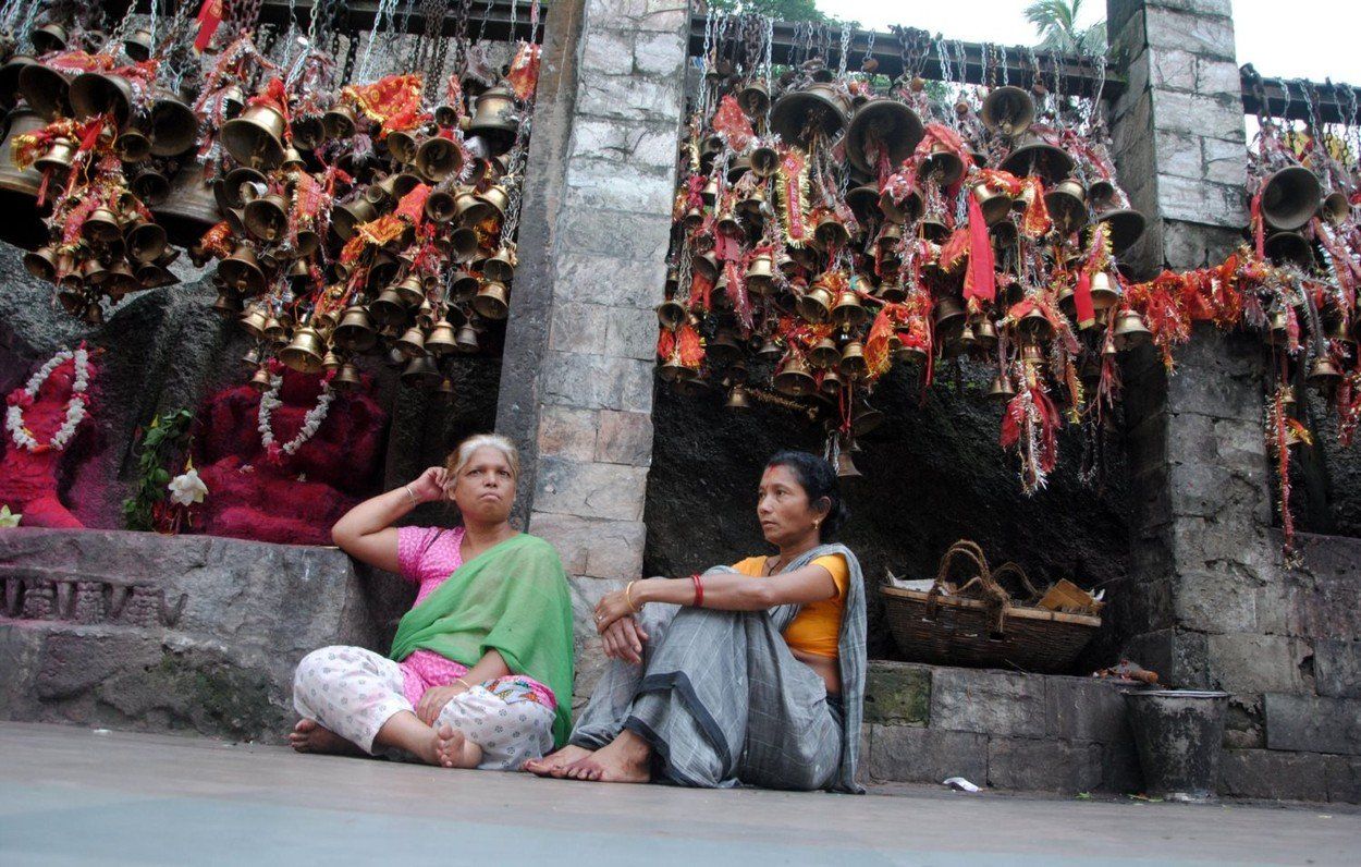 Az indiai bhakták rendszeresen összegyűlnek istennőjük menstruációs időszakának megünneplésére (Fotó: Profimedia)