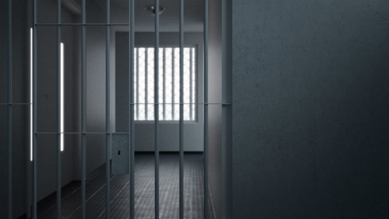 fogda börtön rács