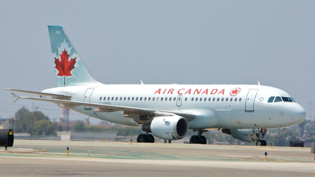 repülőgép air canada