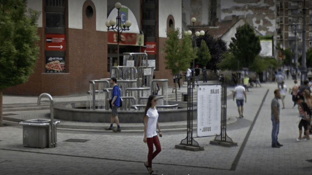 miskolc centrum szökőkút