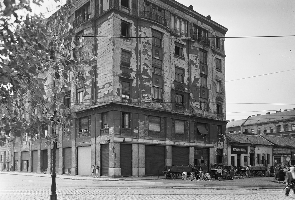 fortepan, teleki tér, zsibvásár, ócskapiac