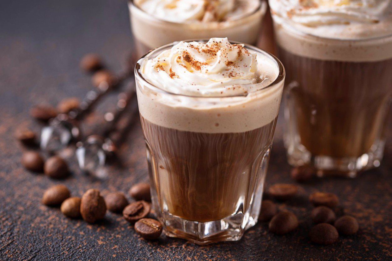 tejszínes jegeskávé