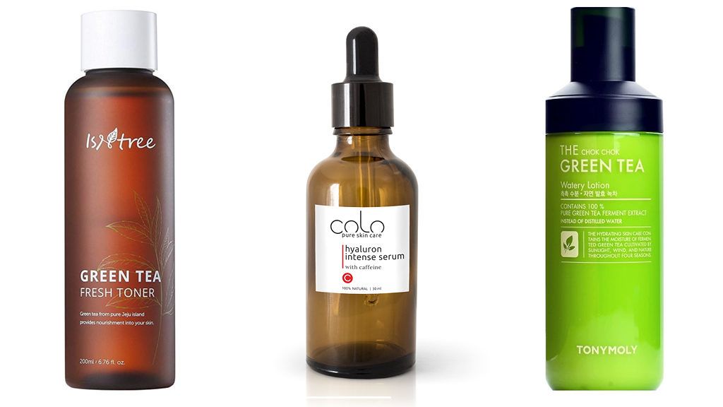 Zöldtea kivonatot tartalmazó kozmetikumok