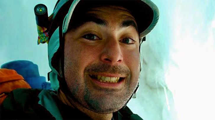 hegymászó gleccser szelfi